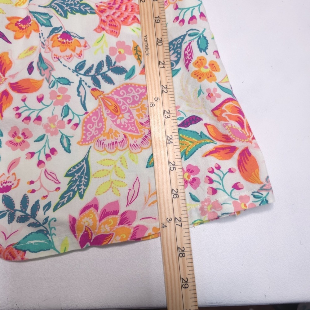 Old Navy XXL Floral Halter Neck Romper with Ring Detail Elastic Waist Multicolor - Picture 7 of 16